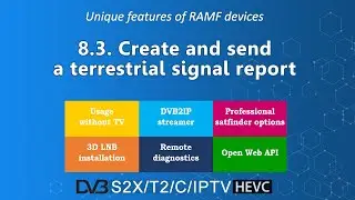 Video manual - Part 8.3 - Create and send a terrestrial signal report