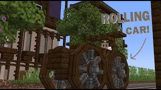 This Create addon allows you to build a ROLLING CAR in Minecraft!