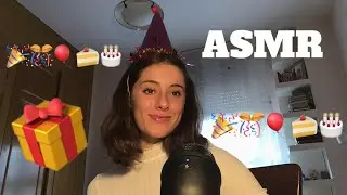 ASMR - with my birthday presents 🎁😆 ( a lot of tingles)✨