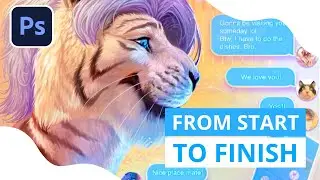 THIS is the most EMOTIONAL art I've ever made! // Video process art furry commission