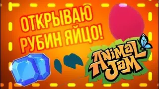 Открываю РУБИН ЯЙЦО || ЧТО МНЕ ВЫПАЛО?! :0 || Animal jam || Энимал джем || Симулята #animaljam #aj