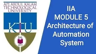 Architecture of automation system, EE404, INDUSTRIAL INSTRUMENTATION AND AUTOMATION, MODULE 5, 