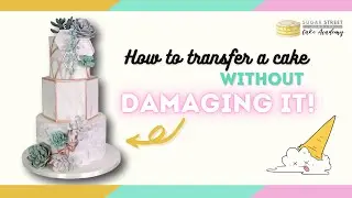 How to transfer a cake without dropping it!
