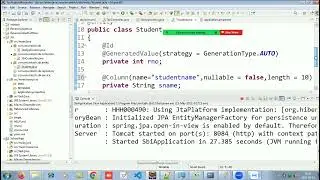 SpringBoot Episode 9 - (Springboot  create Entity class, post API for save, yaml file