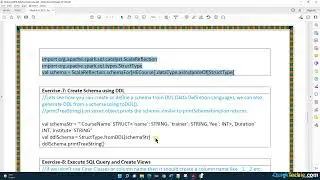 Apache Spark Scala Module 7B