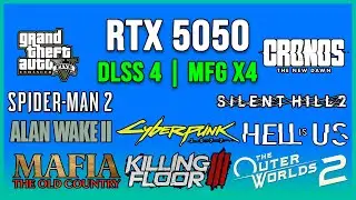 RTX 5050 - Test in 10 Games | DLSS 4 - MFG x4 | #2