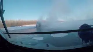 за окном-50. на камазе через речку