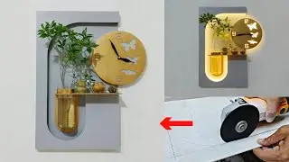 DIY PVC Wall Clock Ideas,Wall Decoration Ideas