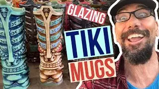 Hand Glazing Tiki Mugs With Crazy Al