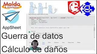 AppSheet Lección 27: Guerra de datos 2 Calcular el daño