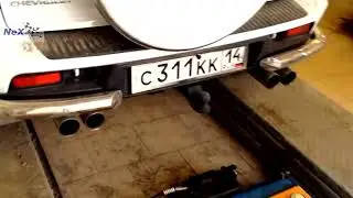 NEX® NIVA. ЭКСКЛЮЗИВ! Раздвоенный глушитель с 4-мя насадками Ø 76 мм. Эффектно, Негромко, Актуально