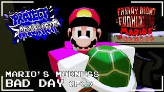 Project: Afternight - Bad Day (Mario's Madness V2) FC | ROBLOX #roblox #fnf