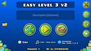 строю easy level full version в г д (geometry dash)