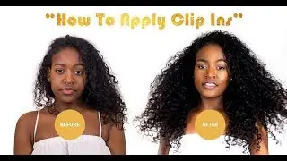 How To Properly Apply Clipin Hair Extensions- ONYC Hair Tutorial