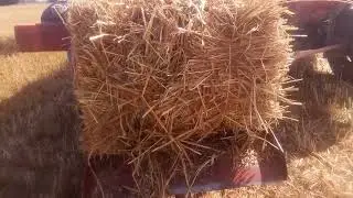 Пресс подборщик Киргизстан. Убрал лишние.