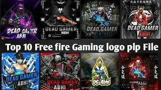 Top 10 Free Fire Logo Plp ||#DGAbhi