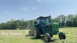 Hay Season at Hatcher Family Dairy