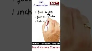 Converting 1 Foot to cm. Unit Conversion | Conversion of Units | Units of Length