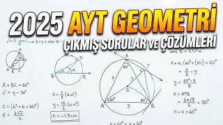 ÖSYM Nasıl Sordu? 🤔 2025 AYT Geometri Çıkmış Sorular (Tamamı Çözüldü) 