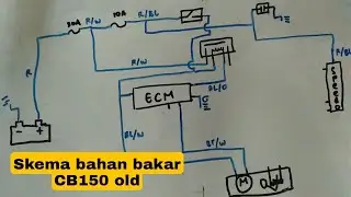 skema bahan bakar CB150r Old