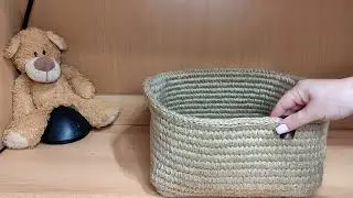 ПЛЯЖНАЯ СУМКА ФАБЕРЛИК / КОРЗИНА ИЗ ДЖУТА