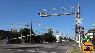 [4K] McFadden Ave. Railroad Crossing #2, Santa Ana, CA