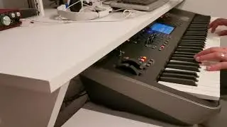 Yamaha MODX7 - Short demo - Style arranger :) so it is possible
