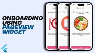 Onboarding using PageView | Introduction Flutter