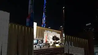 Night walk in Dubai #alanwalker #music #dubaimall #vacation