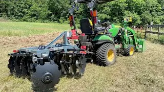 TINY DISC HARROW FOR A TINY TRACTOR.  John Deere 1025r