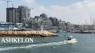 Ashkelon 4K Walking in Israel 2021 אשקלון ישראל