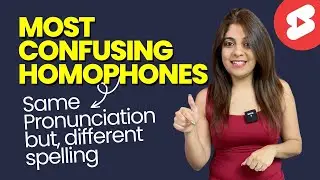 Confusing English Words ~ Homophones & Homonyms | English Pronunciation Practice 