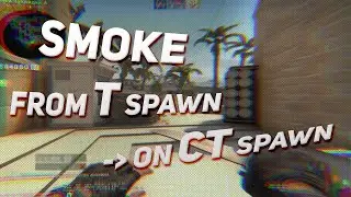 BEST SMOKE from T spawn on CT on mirage. Tickrate 64 and 128. CS:GO