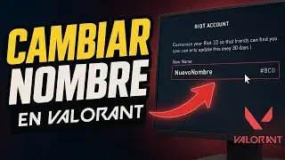 ✅HOW TO CHANGE YOUR NAME IN VALORANT