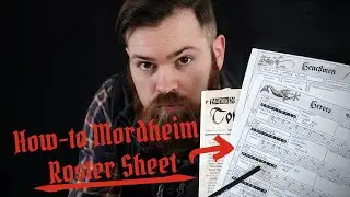 How-to fill out Mordheim Roster Sheets! - NEMO Hobby VLOG 1
