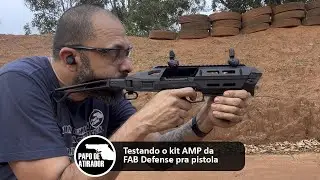 Testando o kit AMP PRO da FAB Defense pra pistola
