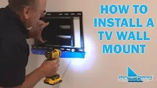 How To Install a TV Wall Mount Bracket | DIY Home Improvement