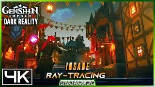 When Genshin Impact collabs with The Witcher 3 | 4K Ray Tracing Shader