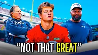 Bill Belichick STRUGGLES To Praise Drake Maye For Having Success