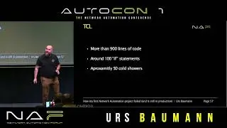 How my first Network Automation project failed (and is still in production) - Urs Baumann