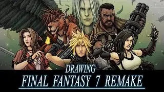 Final Fantasy 7 Remake Fan Art Drawing