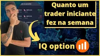 resultado da minha semana na IQ option