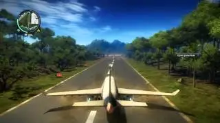 Just Cause 2: Head On Plane Collision