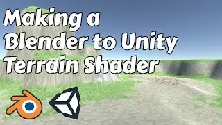 Export terrain from Blender and create a shader for it in Unity