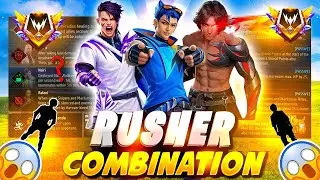 NEW ( RUSHER )  | 100% working ✅ Best character skill for cs rank | Cs rank best character skill 