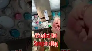 Hot Springs in a Bag?💦 #hotspring #jacuzzitub #hotsprings # #review #bath #reviews
