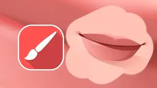 HOW I DRAW AND TRACE THE LIPS USING INFINITE PAINTER | BEGINNERS GUIDE