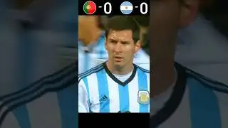 Argentina vs Portugal 2014 International Friendly Match Highlights #youtube #shorts #football