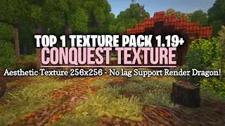 Rilis!Ini Dia Top 1 Texture pack MCPE 1.19+Conquest 3D Texture | No lag Support Render Dragon!