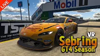 TSRC GT4 Championship - Round 2 @ Sebring | Pimax VR Sim iRacing
